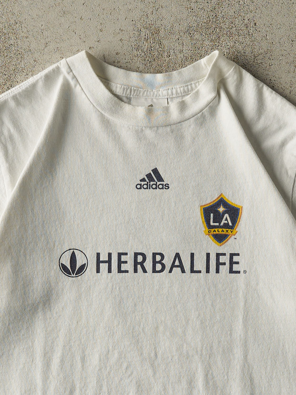Vintage Y2K White LA Galaxy David Beckham #23 Tee (M/L)