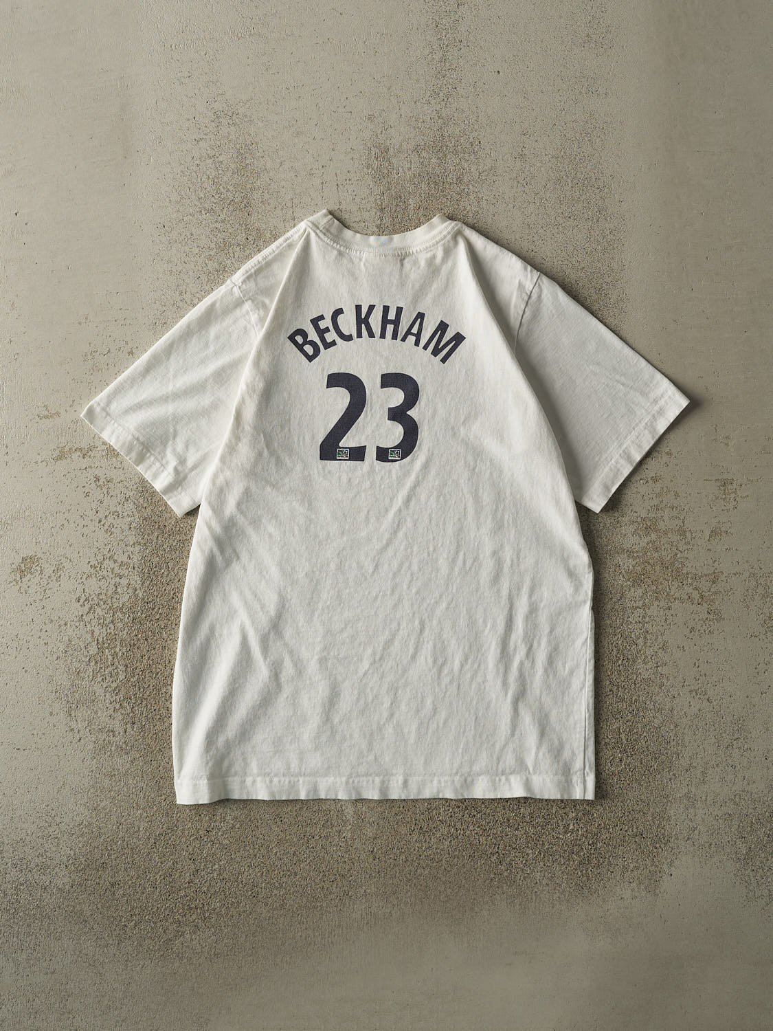 Vintage Y2K White LA Galaxy David Beckham #23 Tee (M/L)