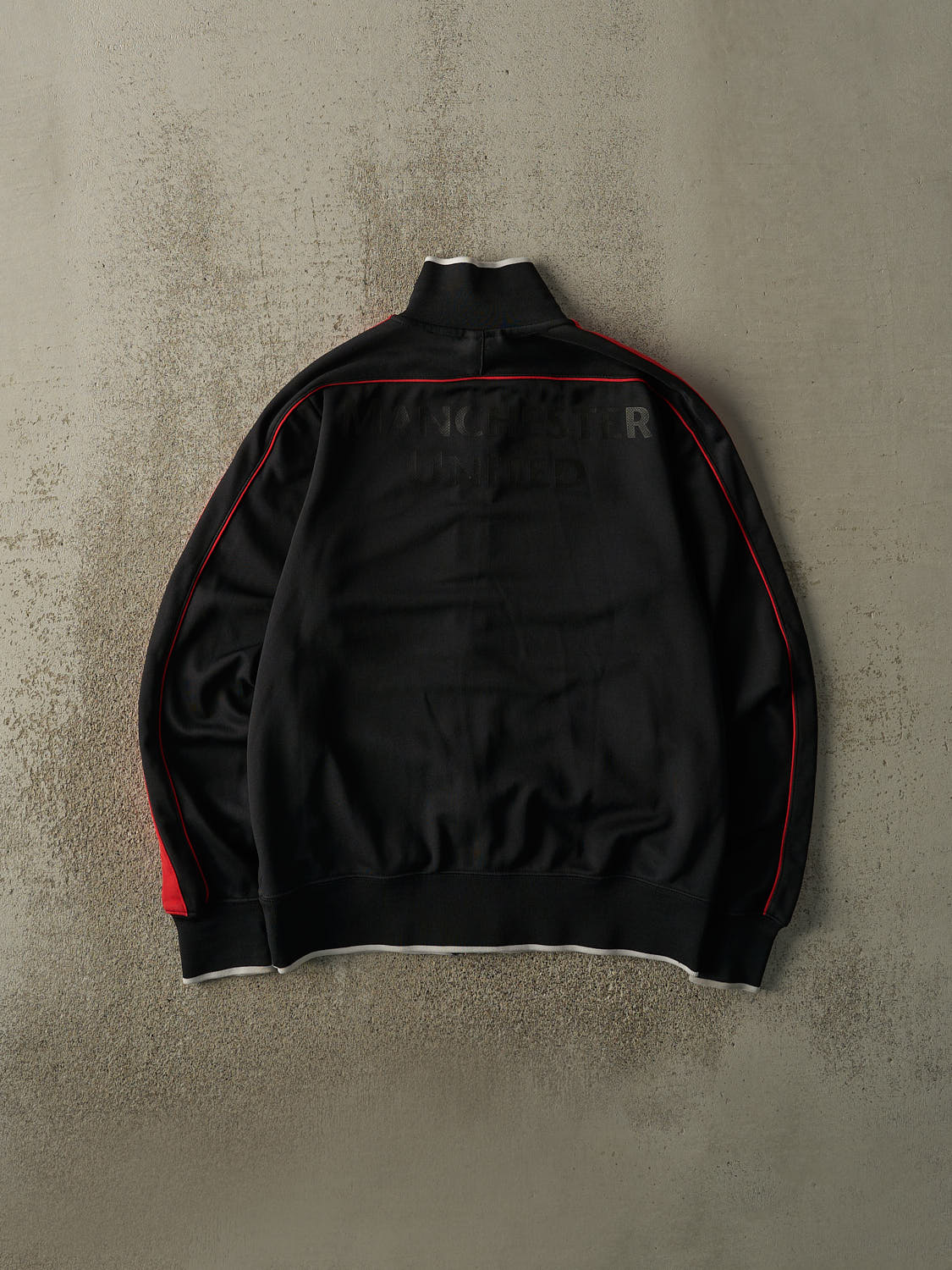Vintage Y2K Black Nike x Manchester United Zip Up Track Jacket (M/L)