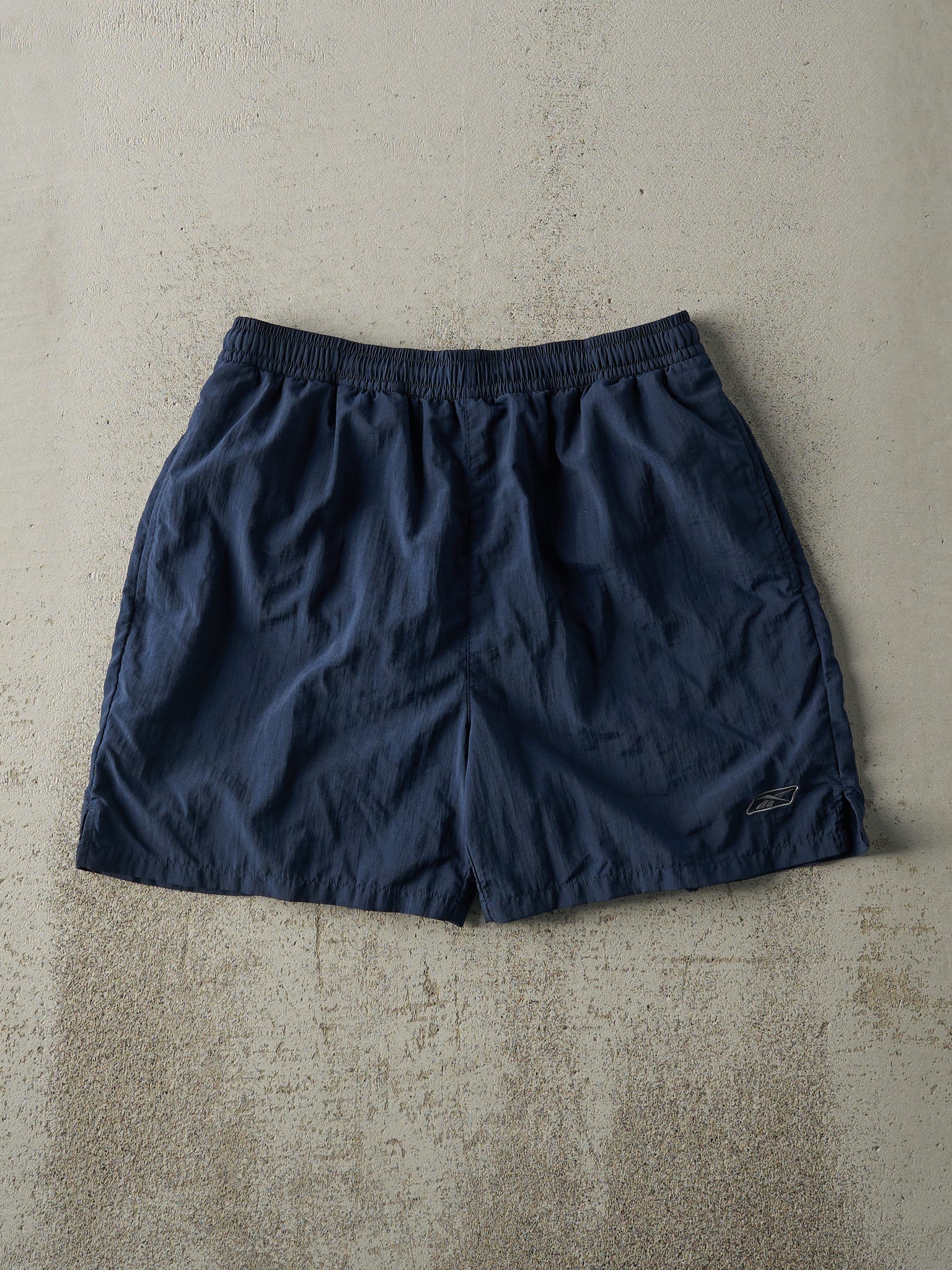 Vintage Y2K Navy Blue Reebok Track Shorts (29x5.5)