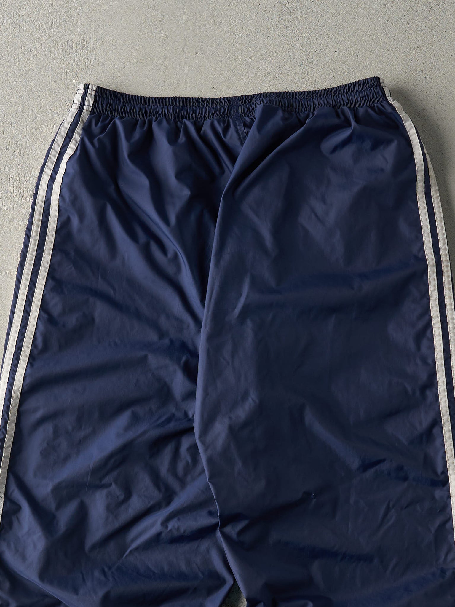 Vintage 90s Navy Blue Adidas Track Pants (32x31.5)