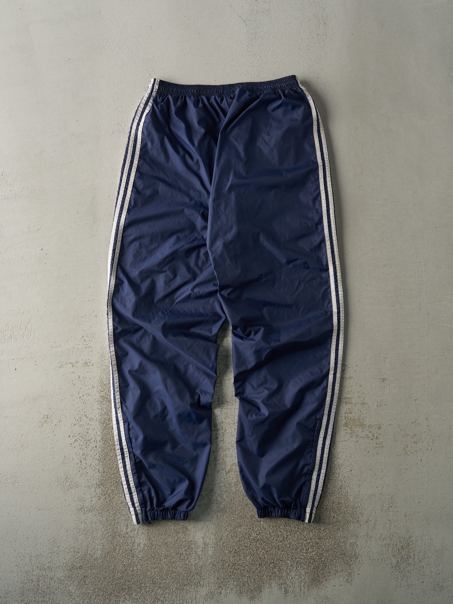 Vintage 90s Navy Blue Adidas Track Pants (32x31.5)