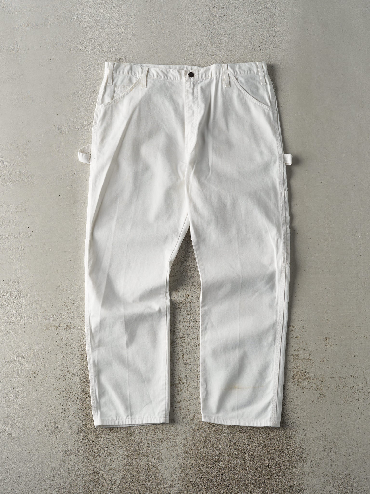 Vintage Y2K White Dickies Sherwin Williams Carpenter Pants (38x30)