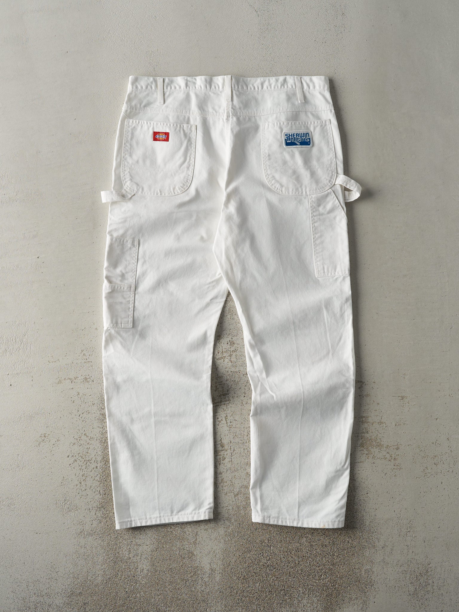 Vintage Y2K White Dickies Sherwin Williams Carpenter Pants (38x30)