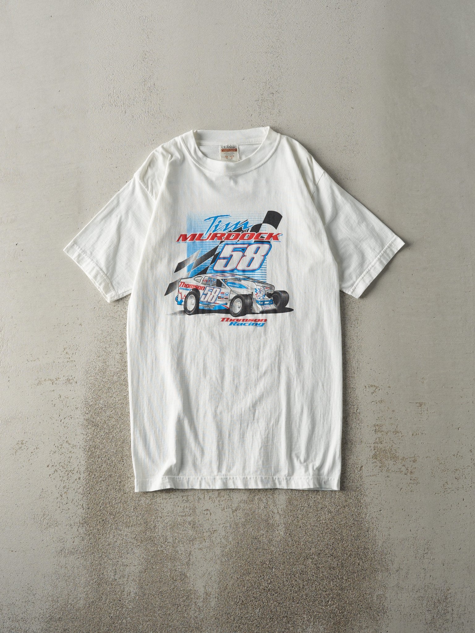 Vintage 02' White Tim Murdock Racing Tee (S)