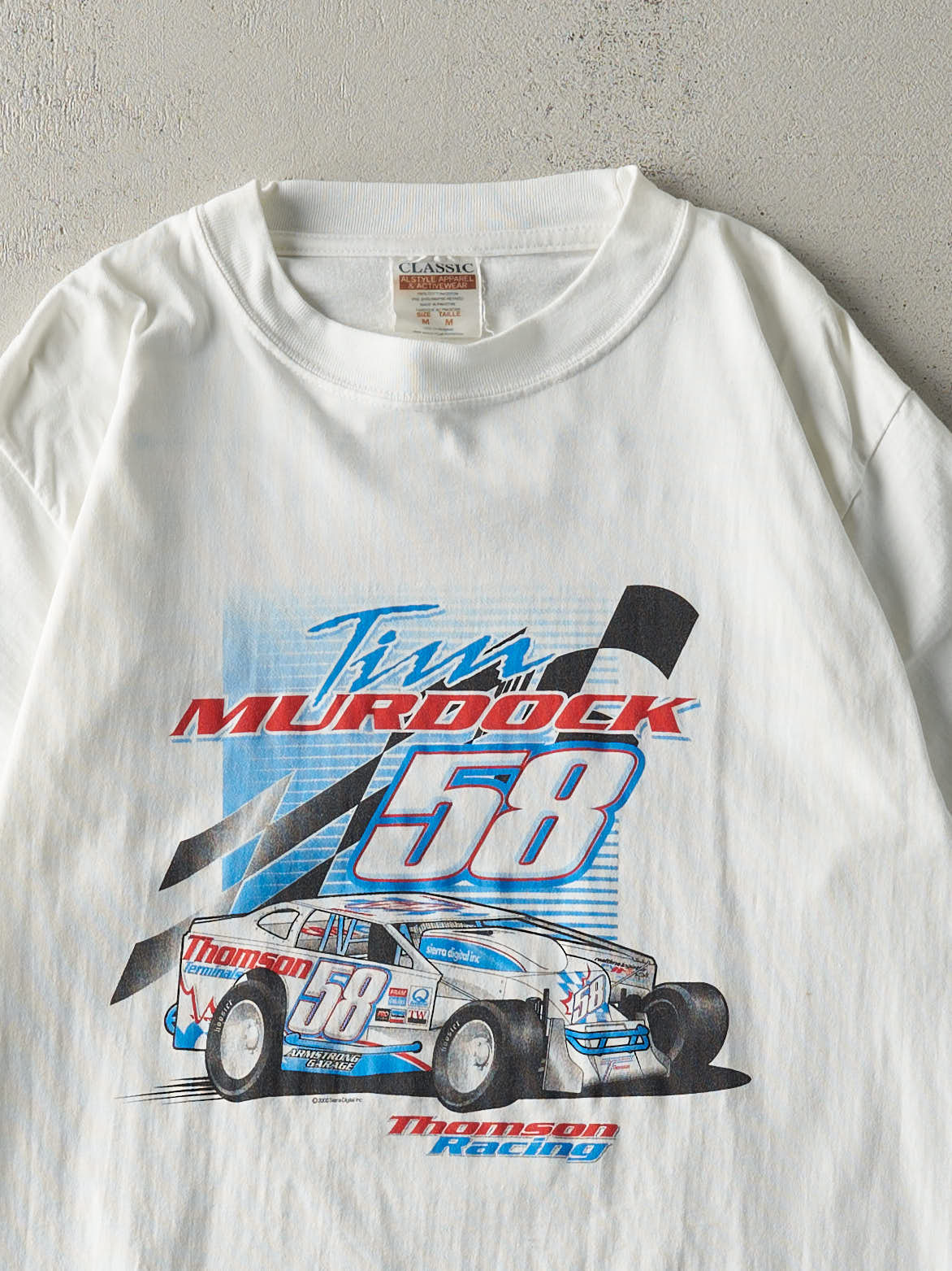 Vintage 02' White Tim Murdock Racing Tee (S)