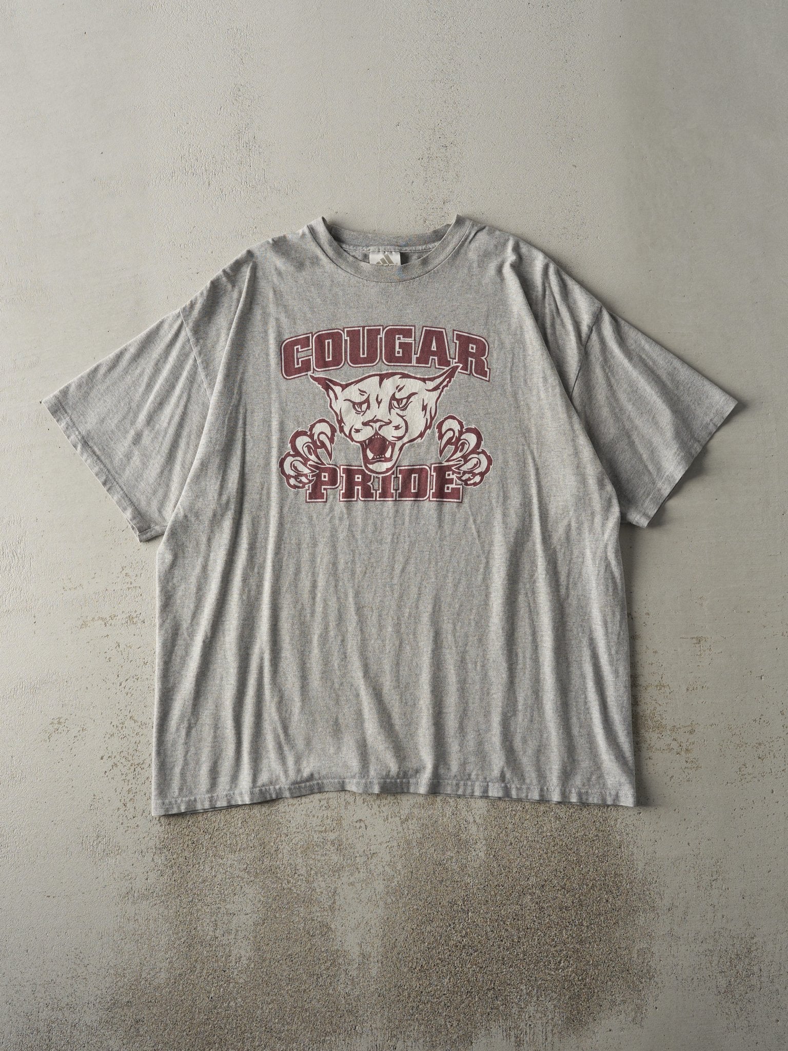 Vintage Y2K Grey Cougars Pride Tee (L/XL)