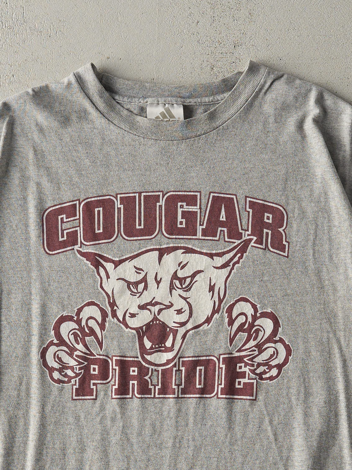 Vintage Y2K Grey Cougars Pride Tee (L/XL)