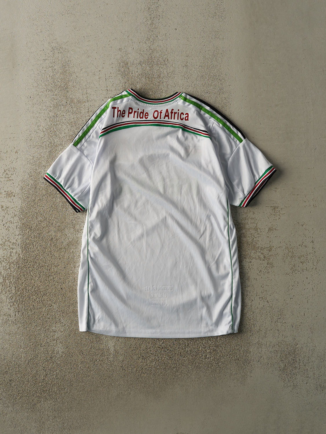 Vintage Y2K White Kenya Soccer Jersey (S/M)