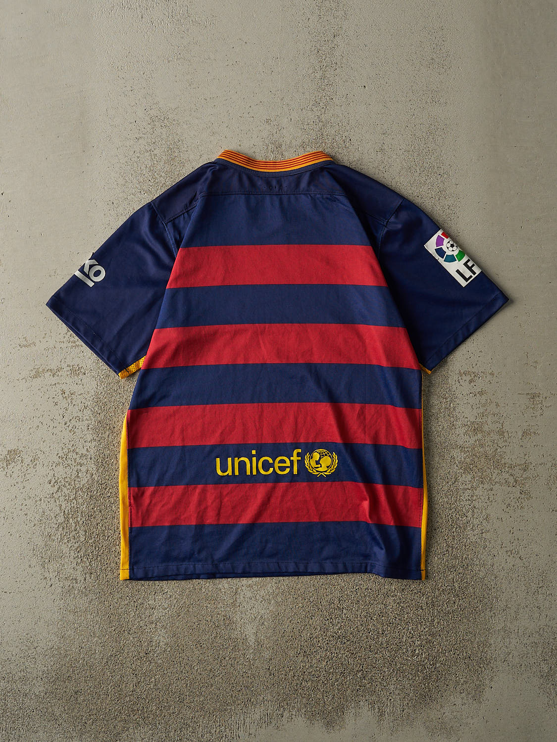 15' Navy Blue & Red Nike x FC Barcelona Jersey (S/M)