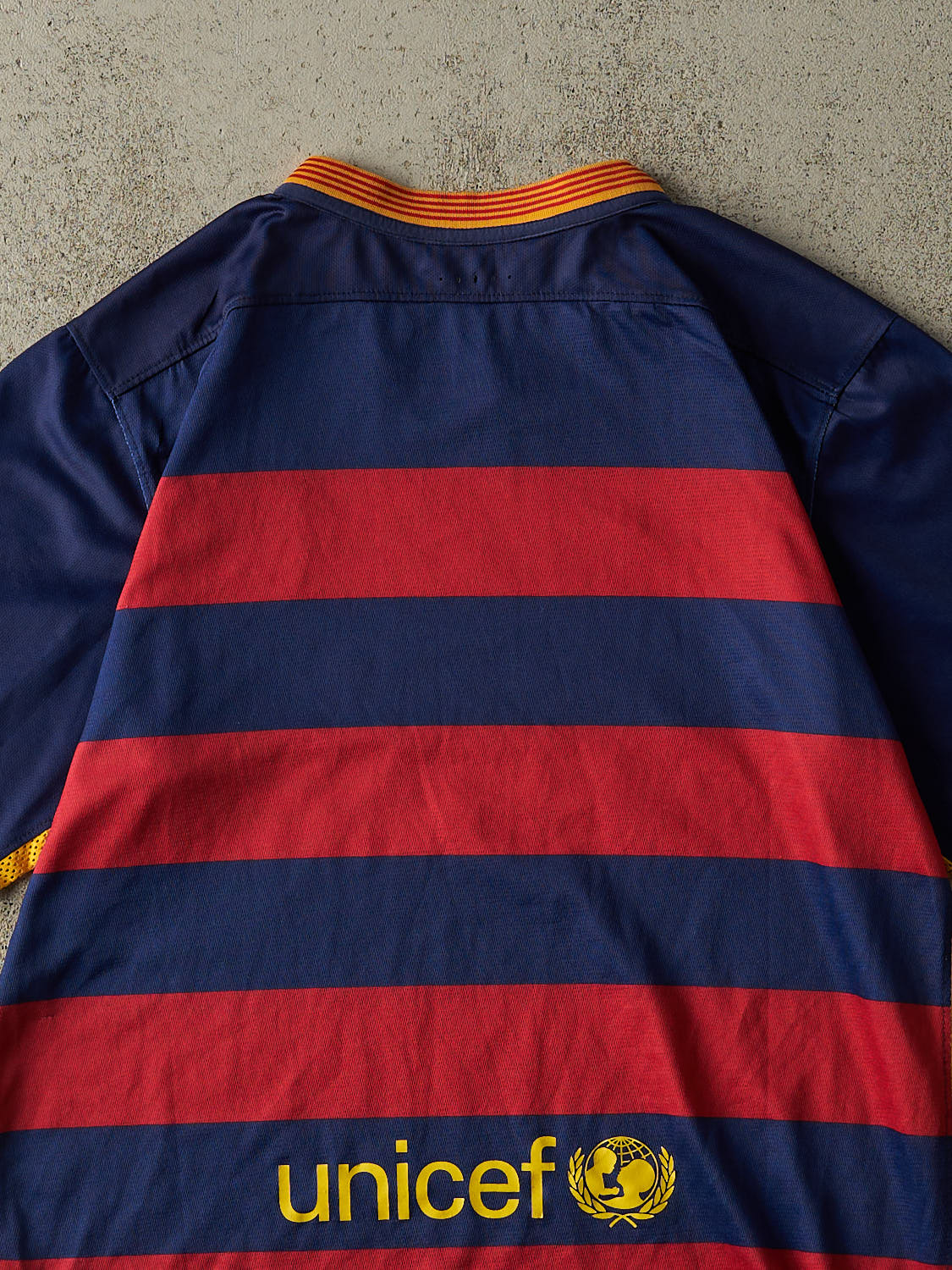 15' Navy Blue & Red Nike x FC Barcelona Jersey (S/M)