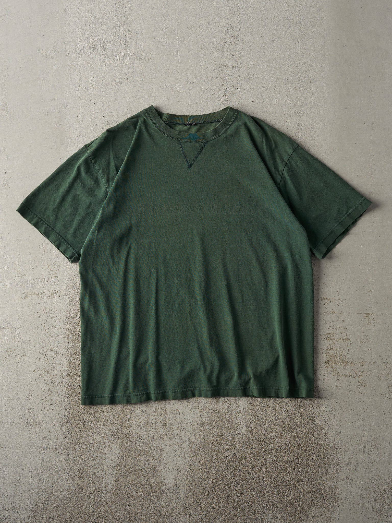 Vintage 90s Forest Green Blank Tee (M)