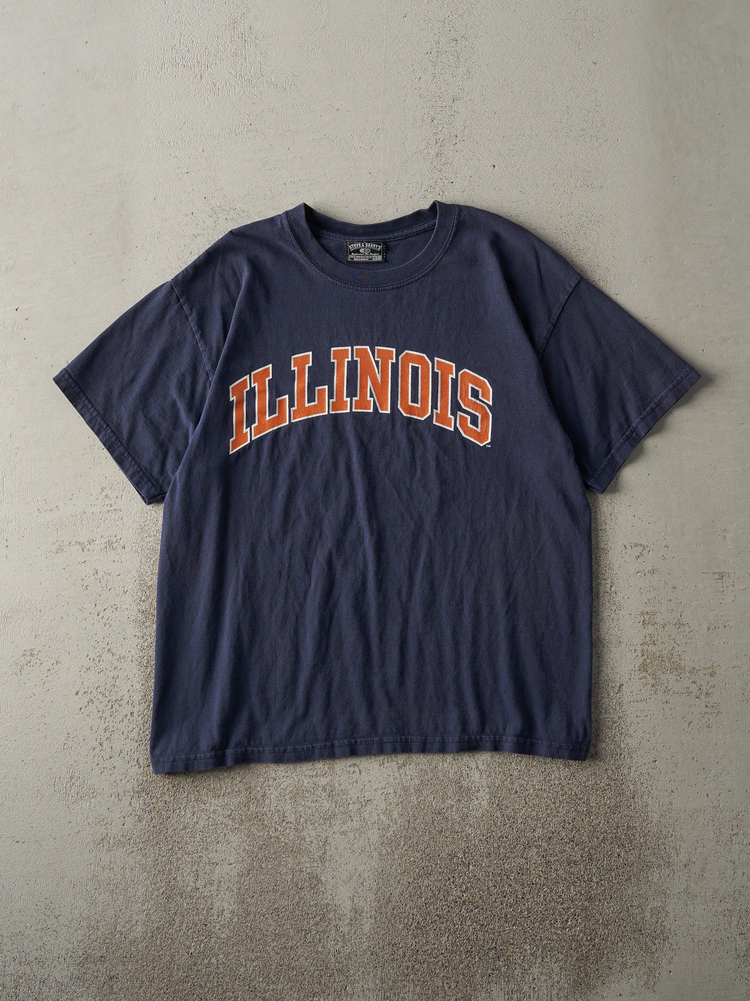 Vintage Y2K Navy Blue Illinois Tee (M)