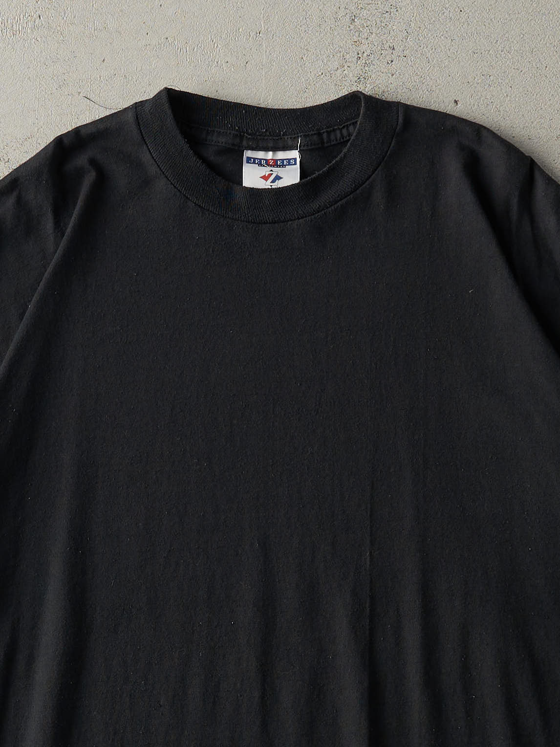 Vintage 90s Black Blank Tee (L)