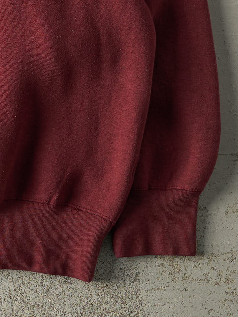 Vintage 90s Burgundy Embroidered Minnesota Golden Gophers Boxy Crewneck (L)