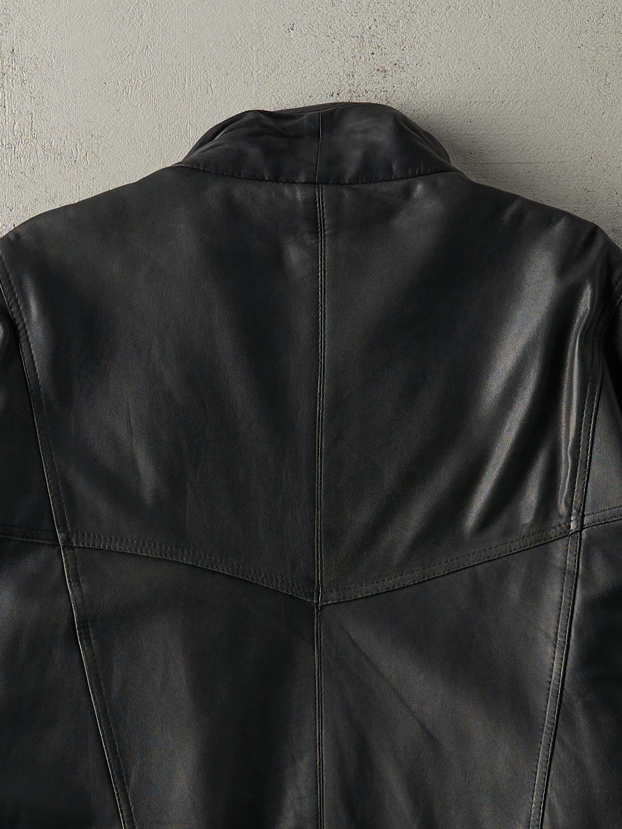 Vintage Y2K Black Boutique Of Leathers Leather Jacket (L)