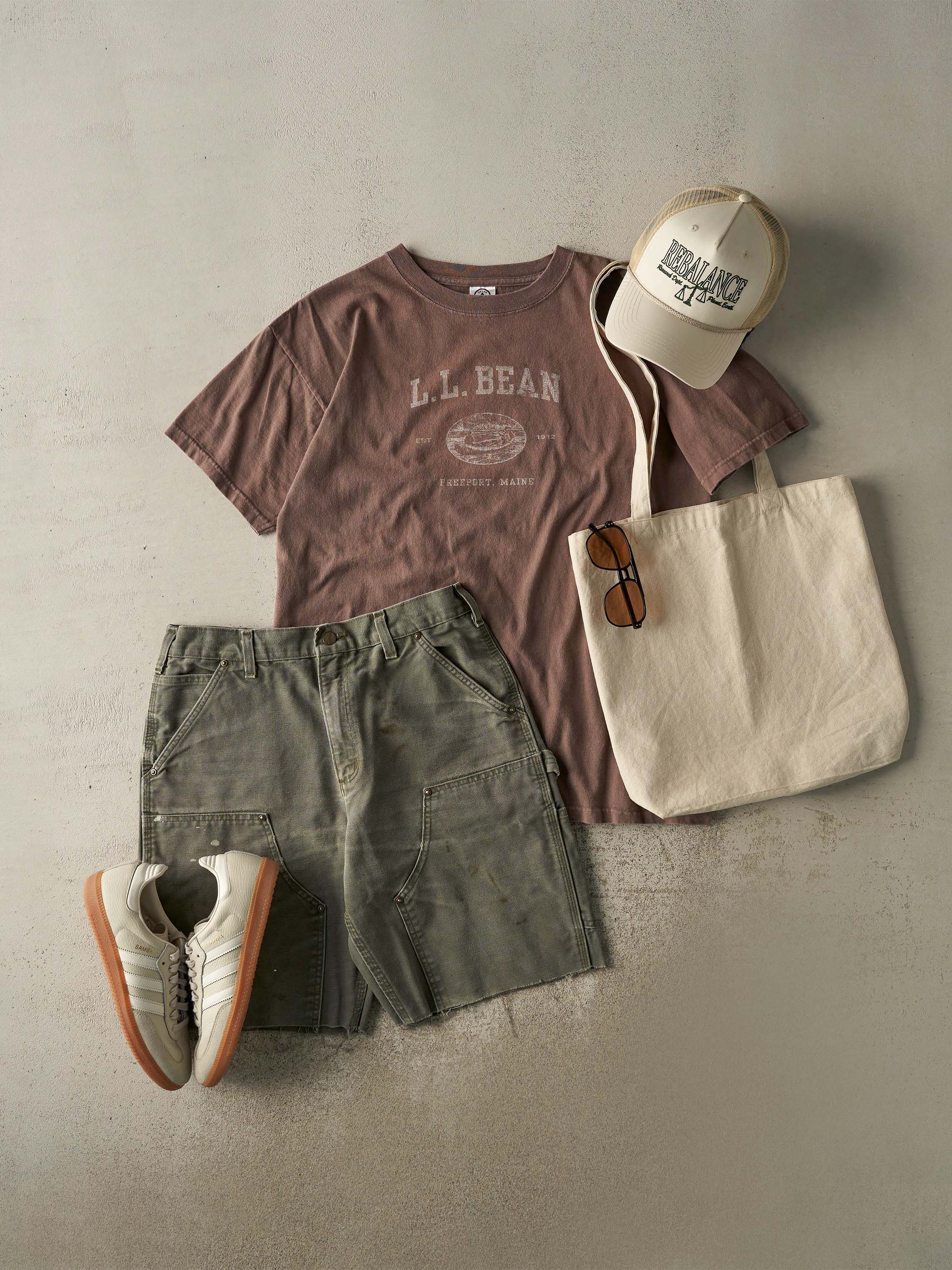 Vintage Y2K Brown LL Bean Tee (L/XL)