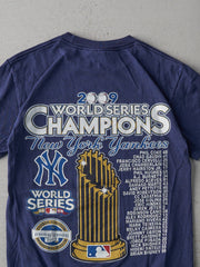 Vintage 09' Navy New York Yankees World Series Champions Tee (XS)