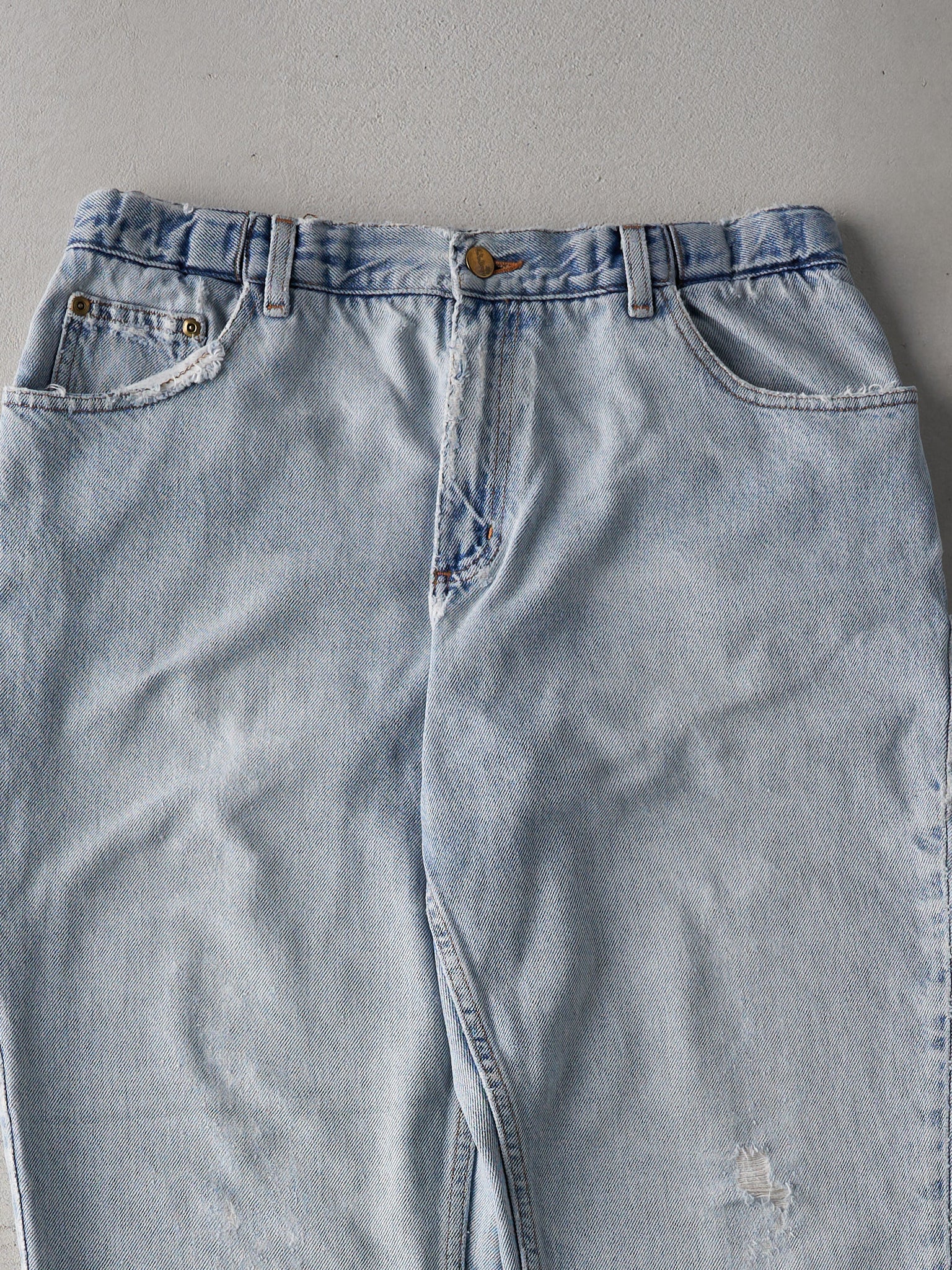 Vintage 90s Light Wash LL Bean Relaxed Fit Jeans (32x27)