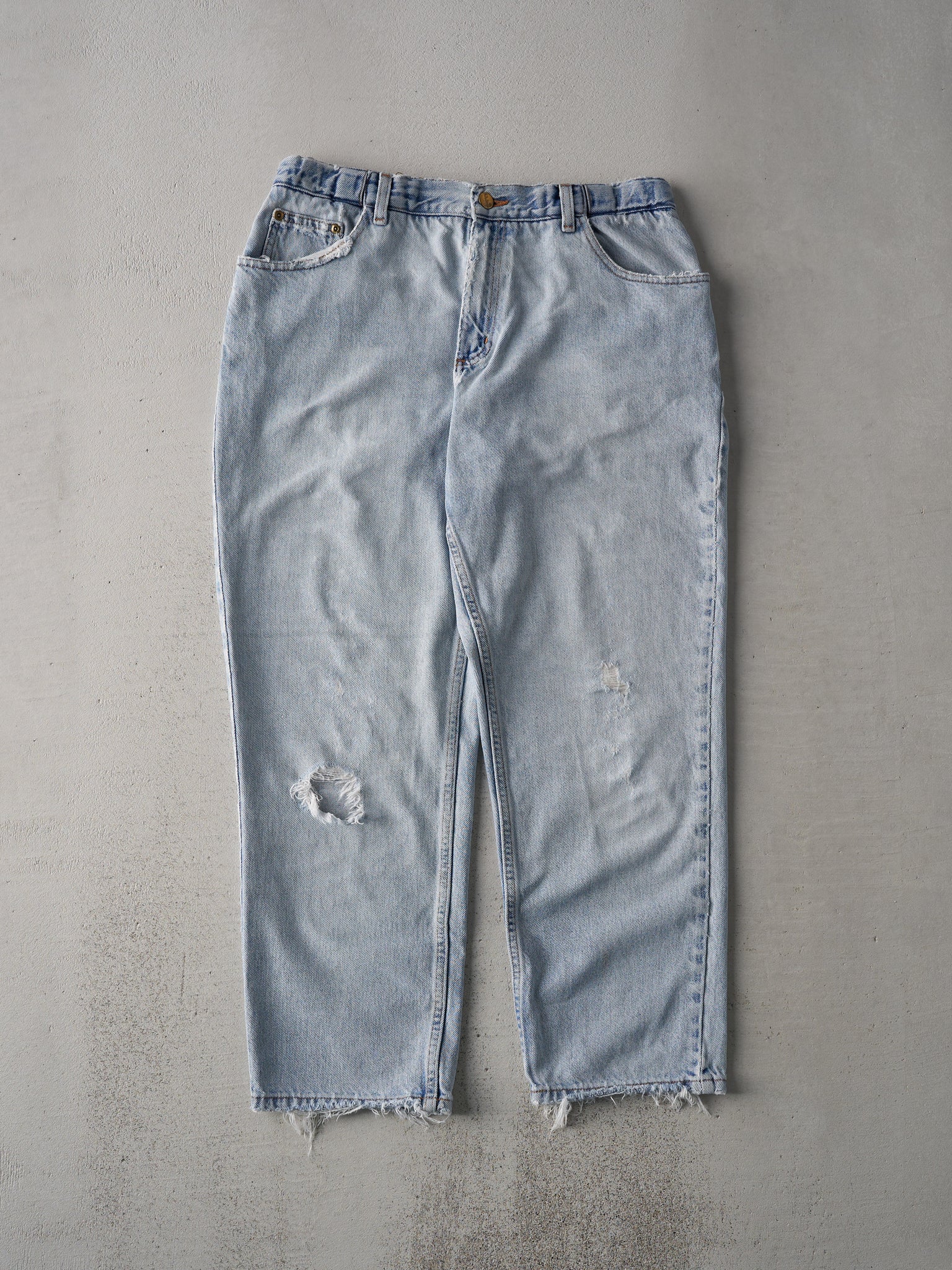 Vintage 90s Light Wash LL Bean Relaxed Fit Jeans (32x27)