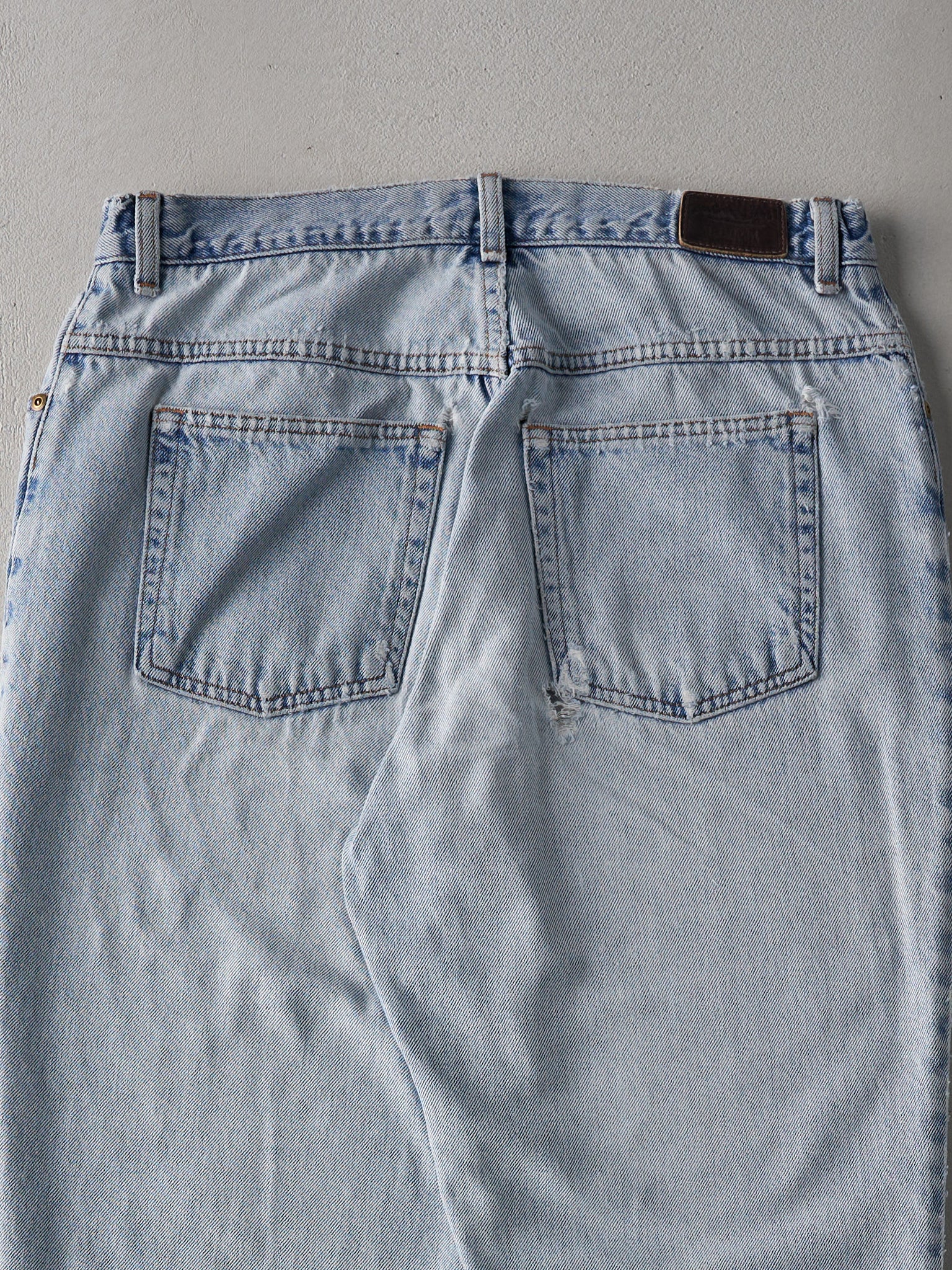 Vintage 90s Light Wash LL Bean Relaxed Fit Jeans (32x27)