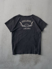 Vintage 03' Black Legendary West Bend Harley Davidson Baby Tee (S)