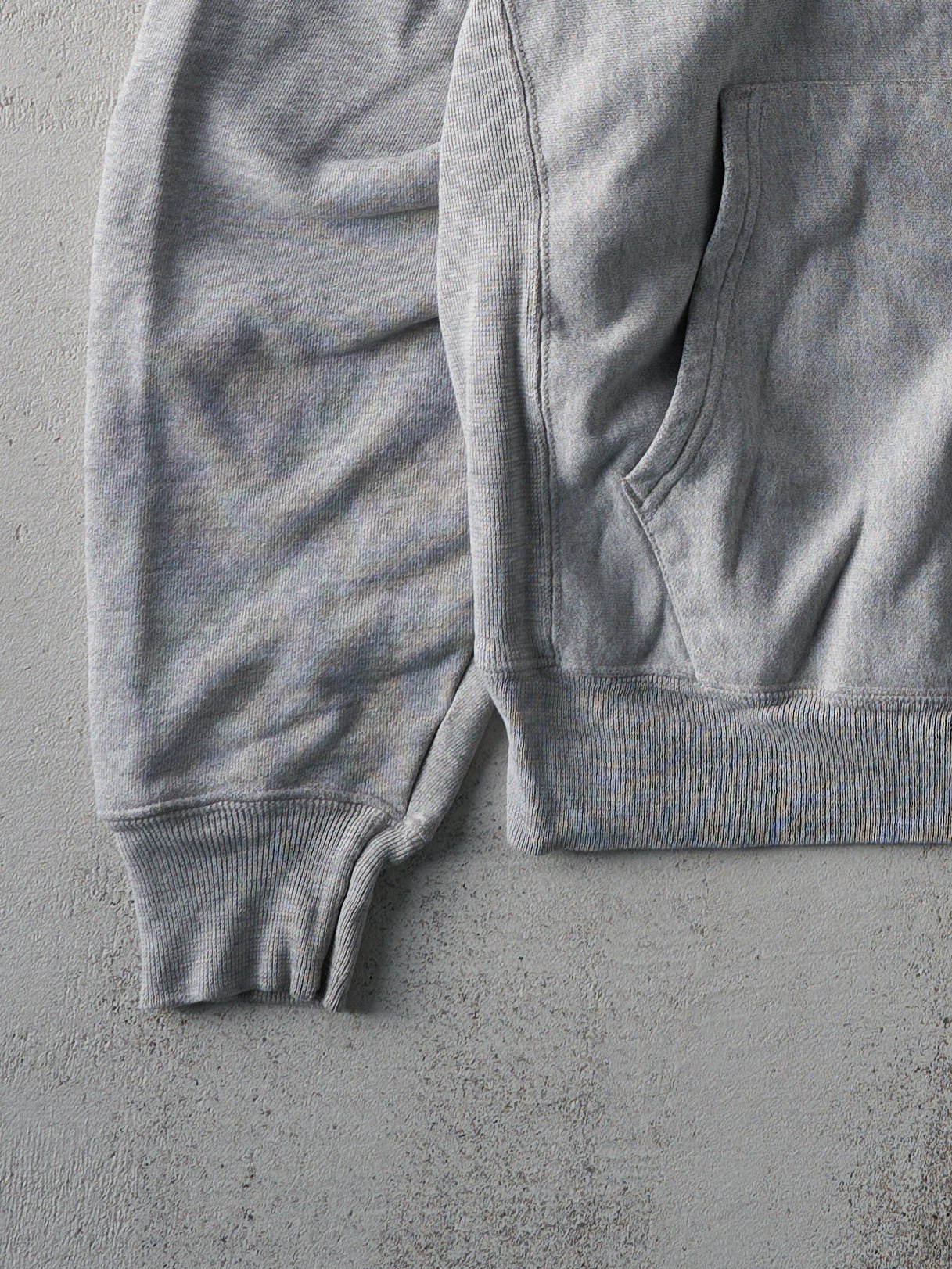 Vintage 90s Heather Grey Belmont Hill Boxy Hoodie (M)