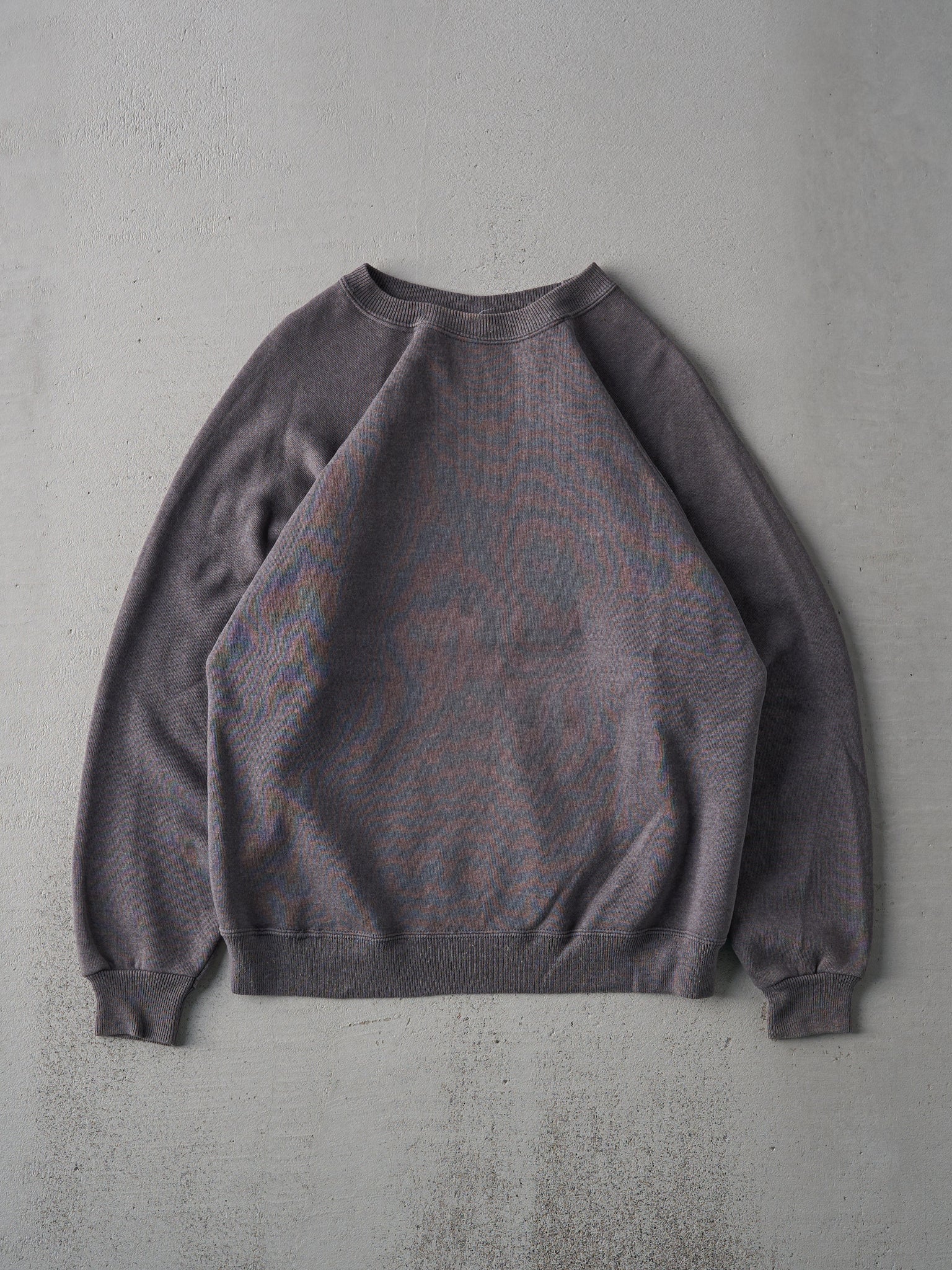 Vintage 80s Charcoal Grey Blank Crewneck (M)