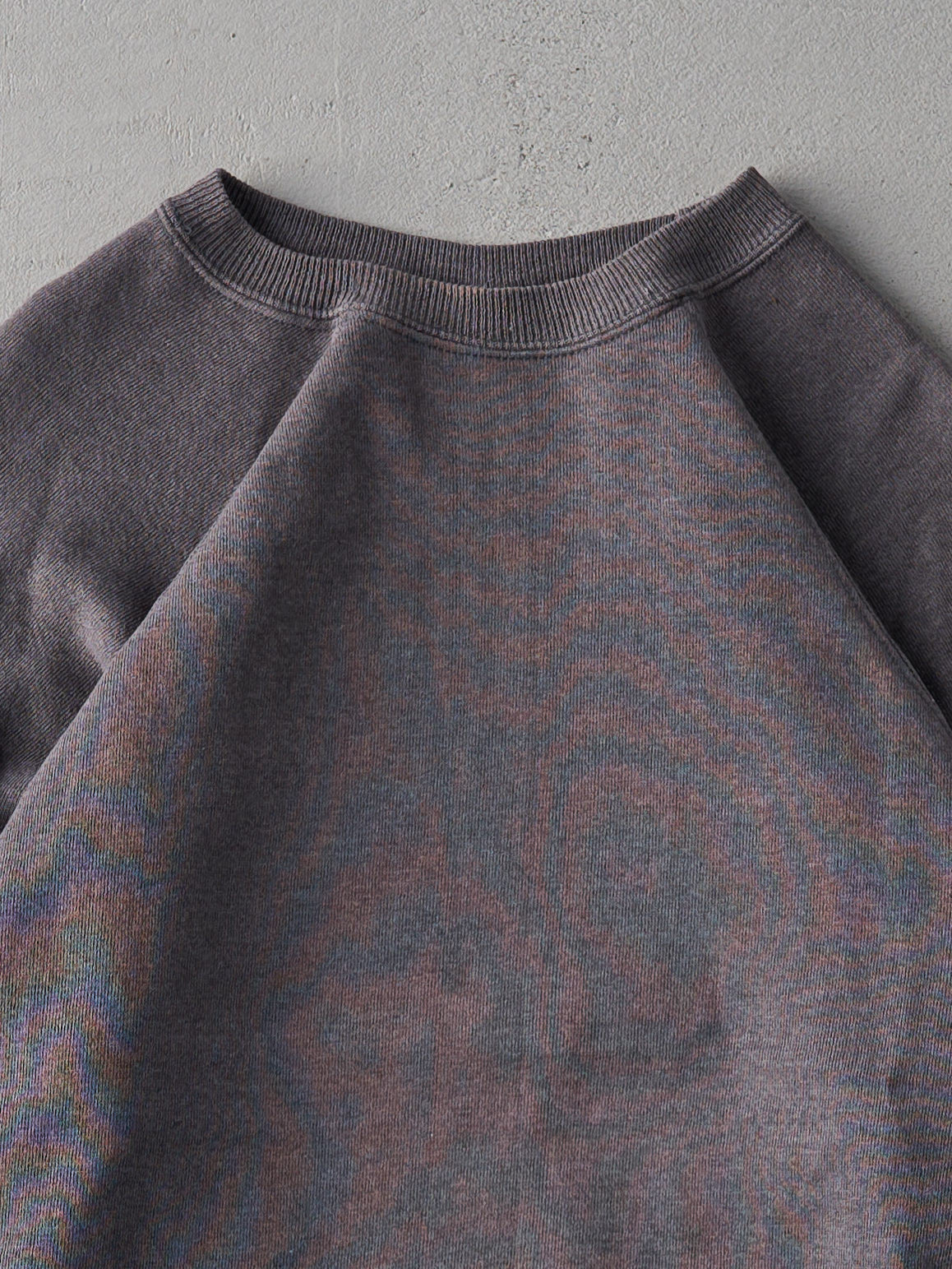 Vintage 80s Charcoal Grey Blank Crewneck (M)