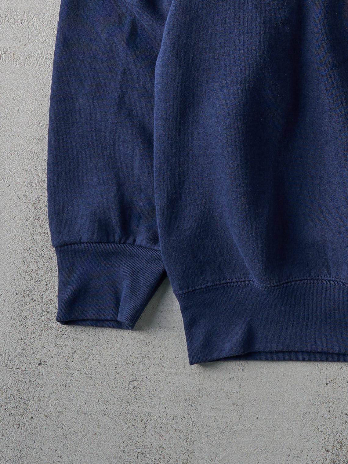 Vintage 90s Navy Blue Blank Crewneck (L)