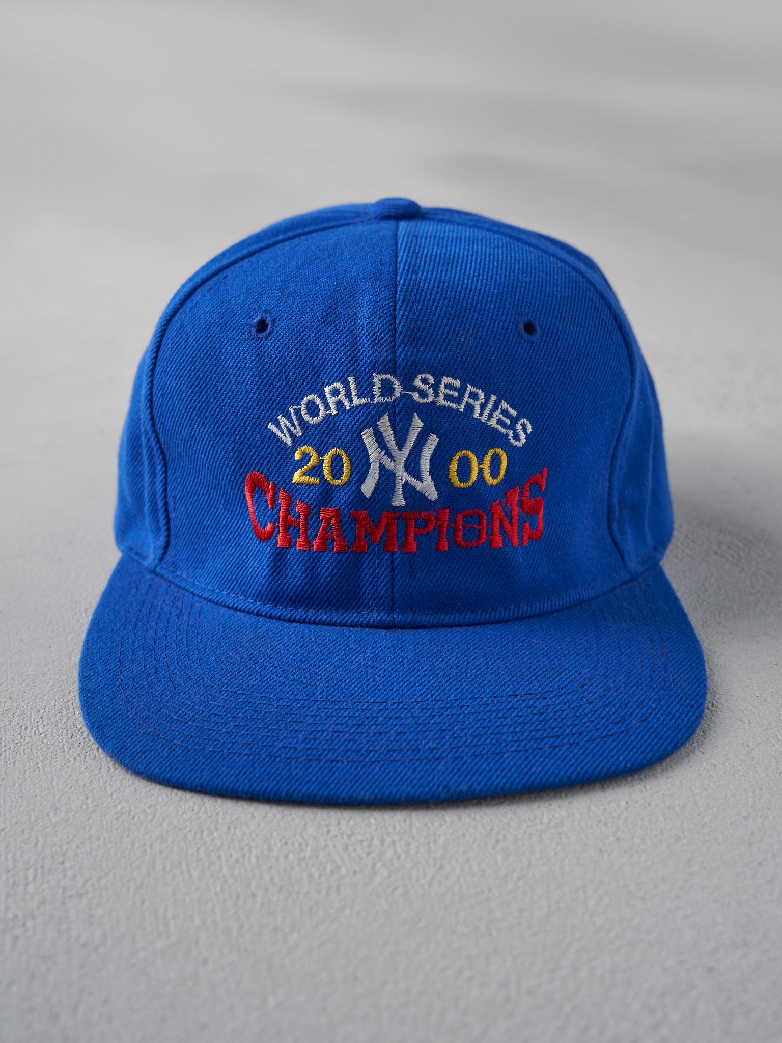 Vintage 00' Royal Blue New York Yankees World Series Champions Hat