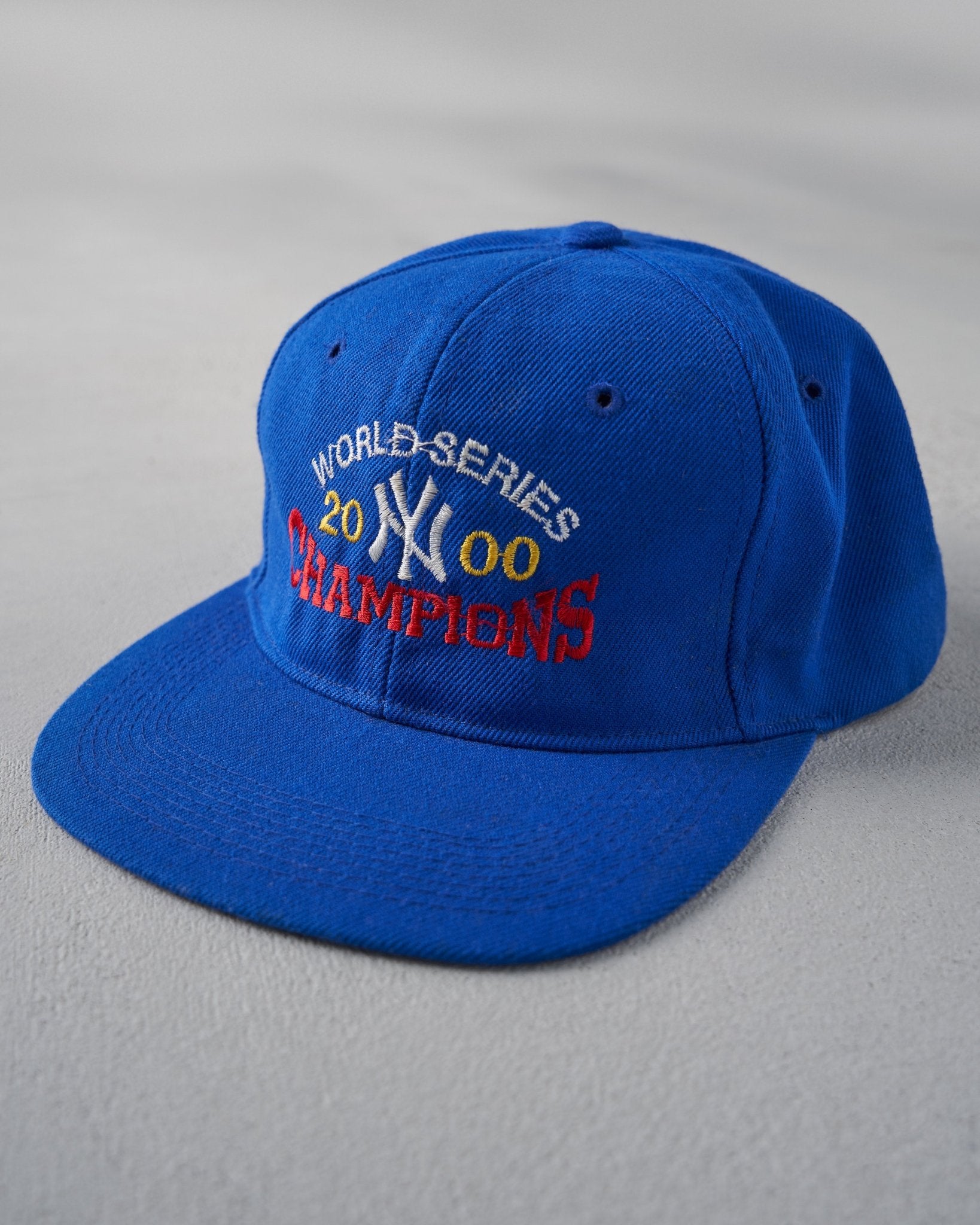Vintage 00' Royal Blue New York Yankees World Series Champions Hat