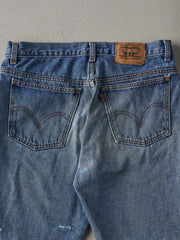 Vintage 90s Light Wash Levi's Orange Tab Cut Off Jean Shorts (32x8.5)