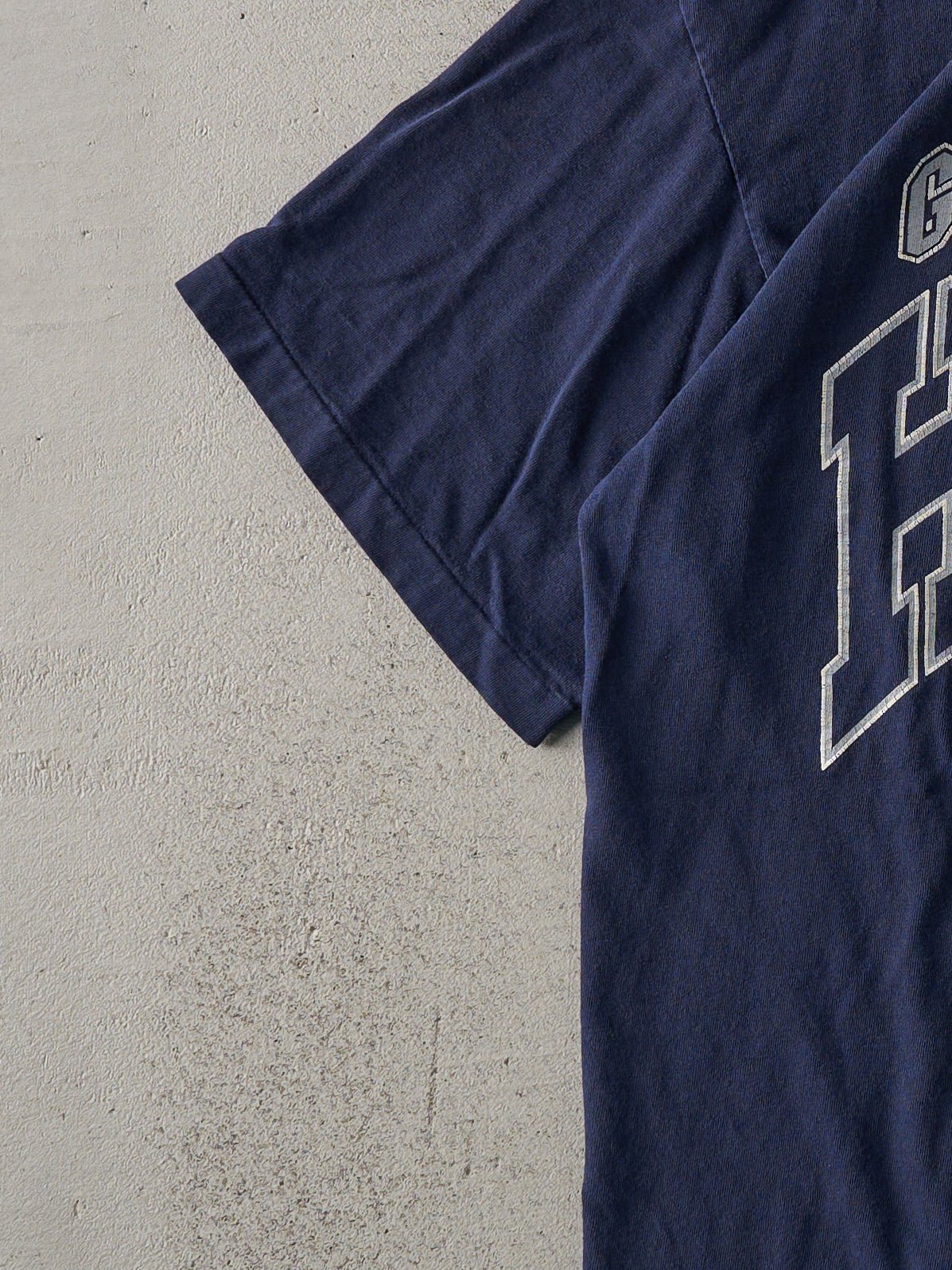 Vintage 90s Navy Blue Georgetown Hoyas Single Stitch Tee (M)