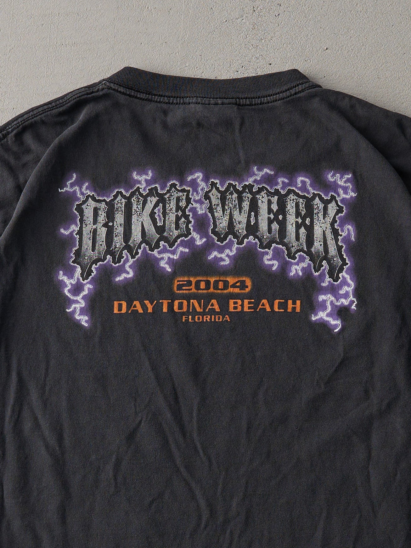 Vintage 04' Black Daytona Beach Bike Week Tee (L)