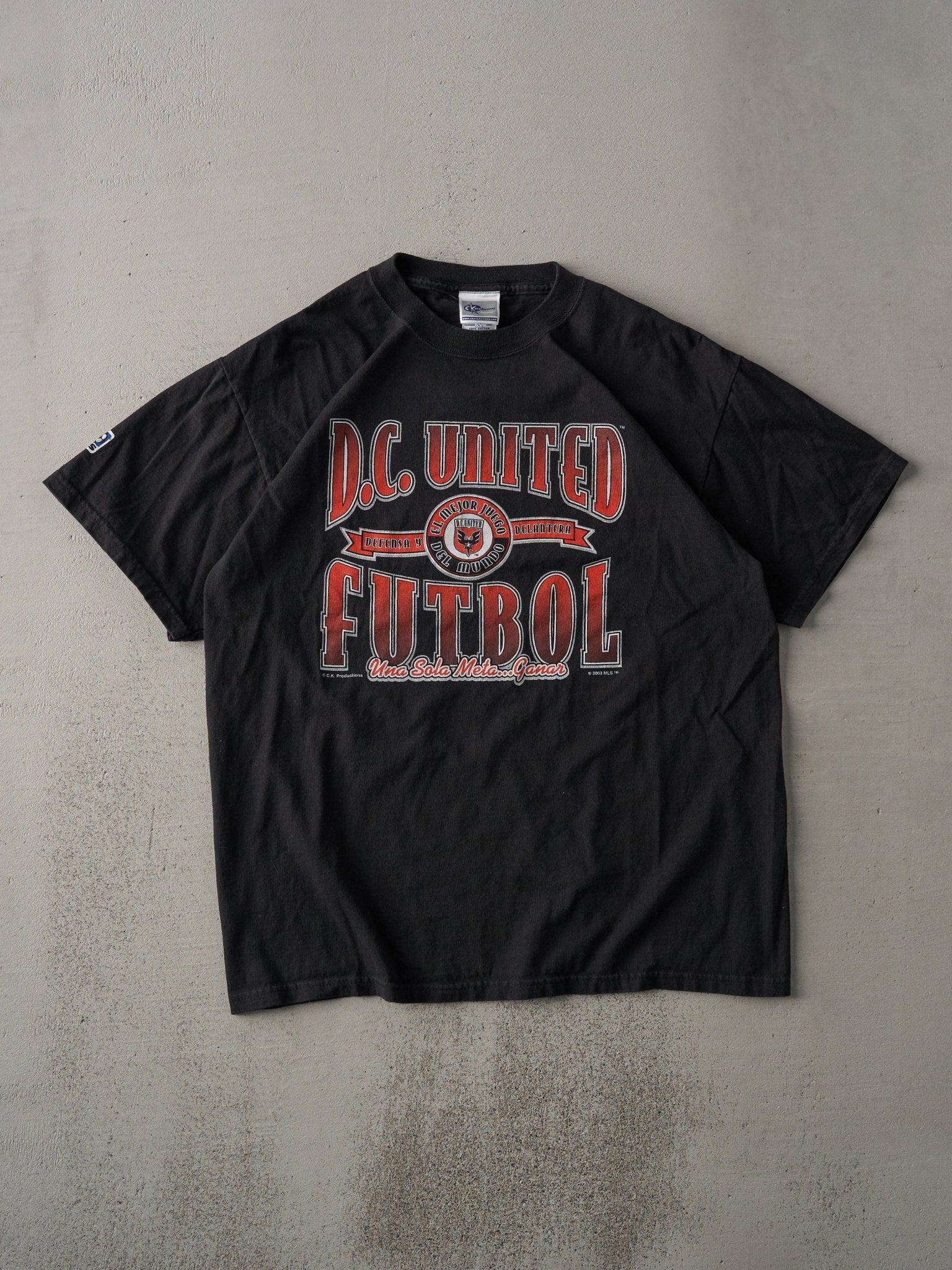 Vintage 03' Black D.C. United Futbol Tee (M)