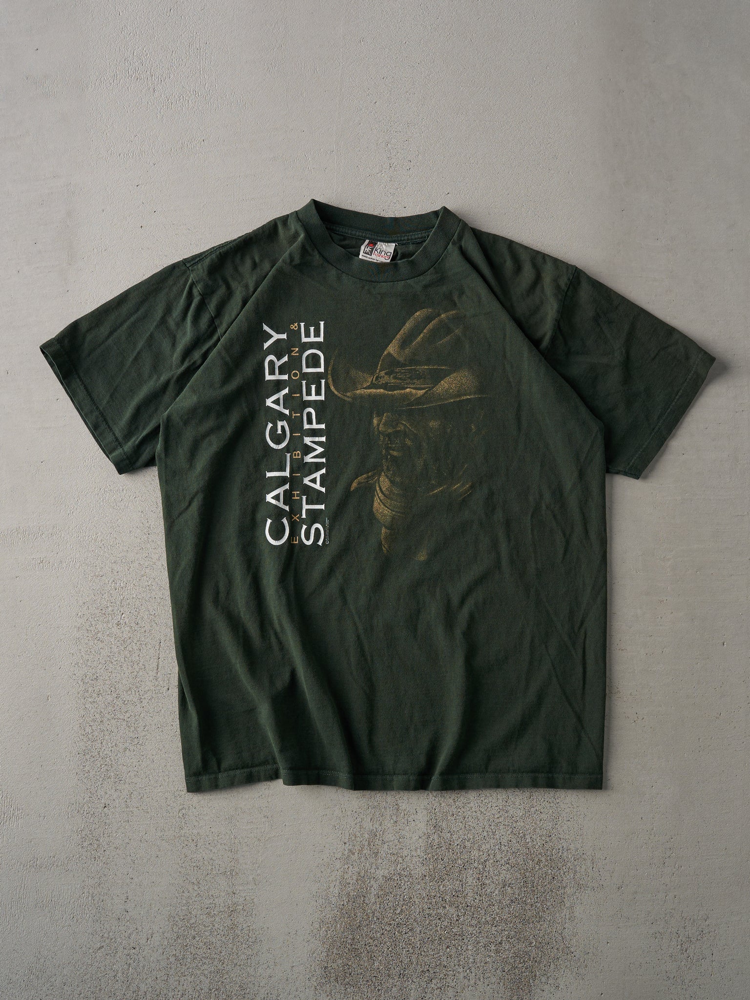 Vintage 94' Forest Green Calgary Stampede Tee (M)