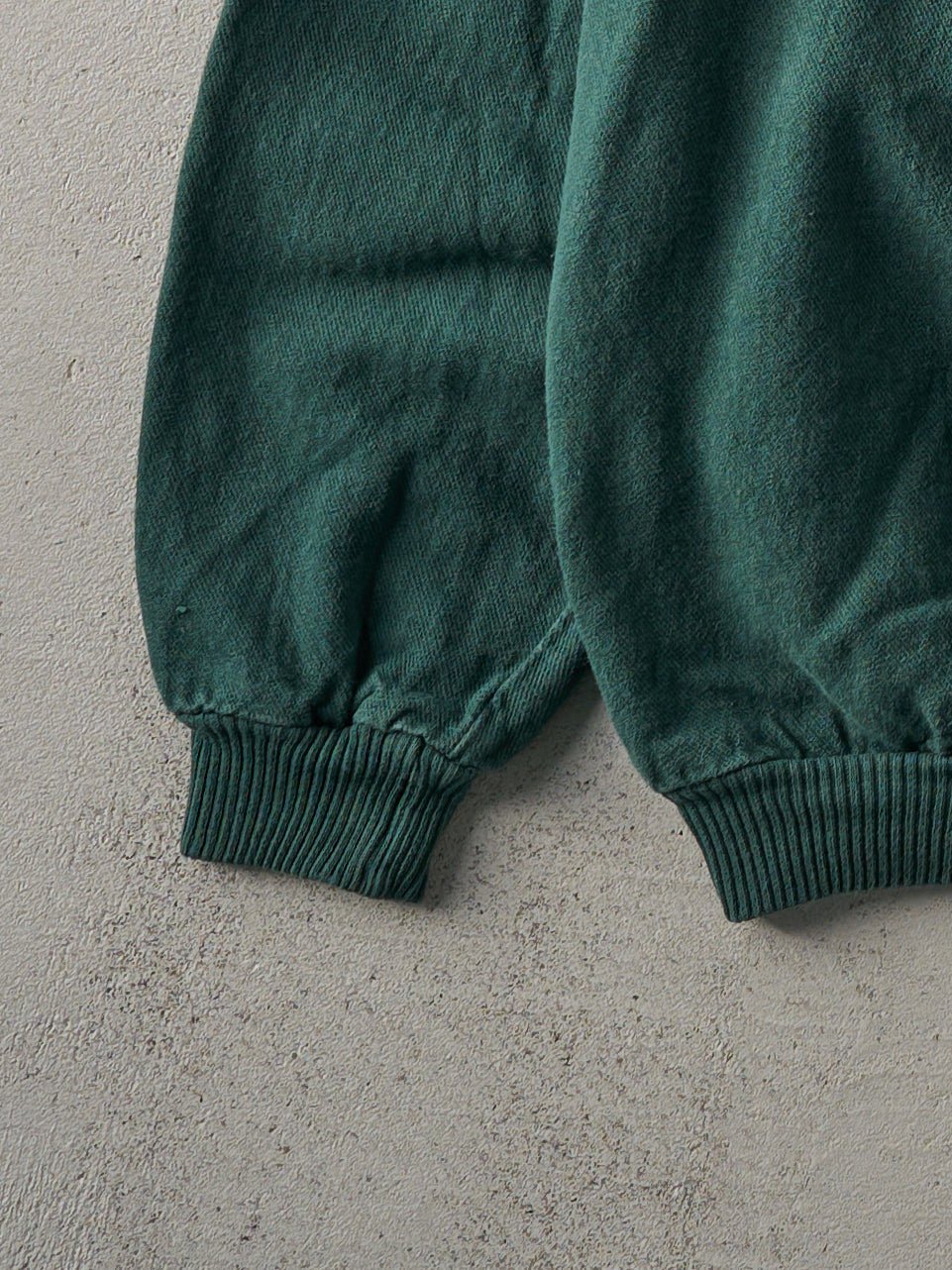 Vintage 90s Forest Green TLC Boxy Crewneck (XL)