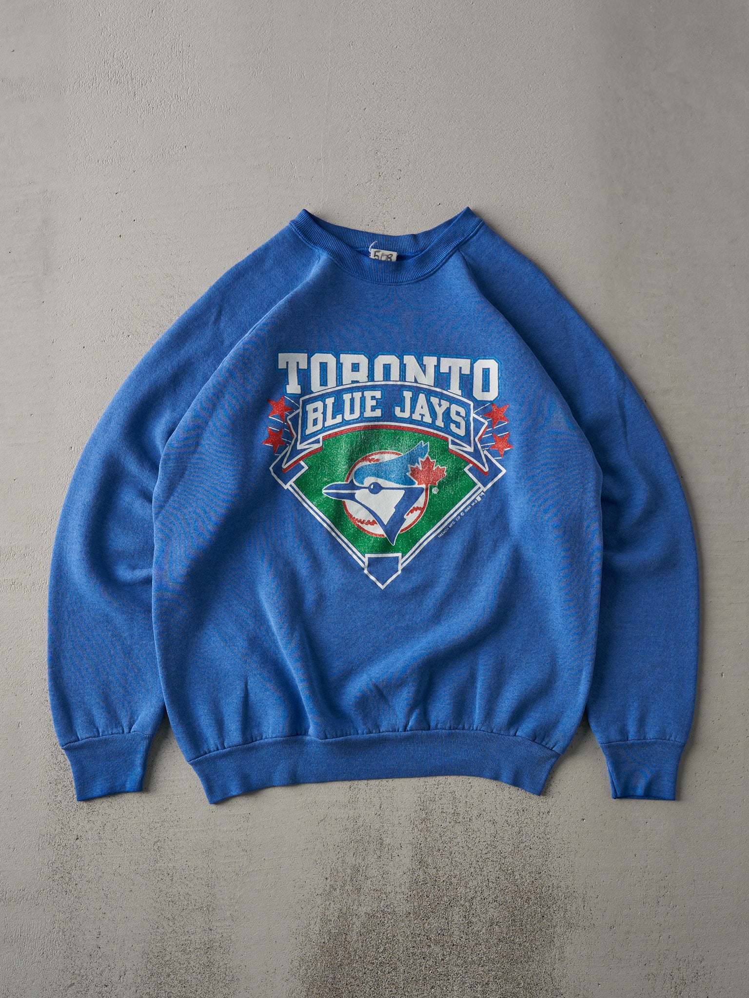 Vintage 88' Washed Blue Toronto Blue Jays Crewneck (M)