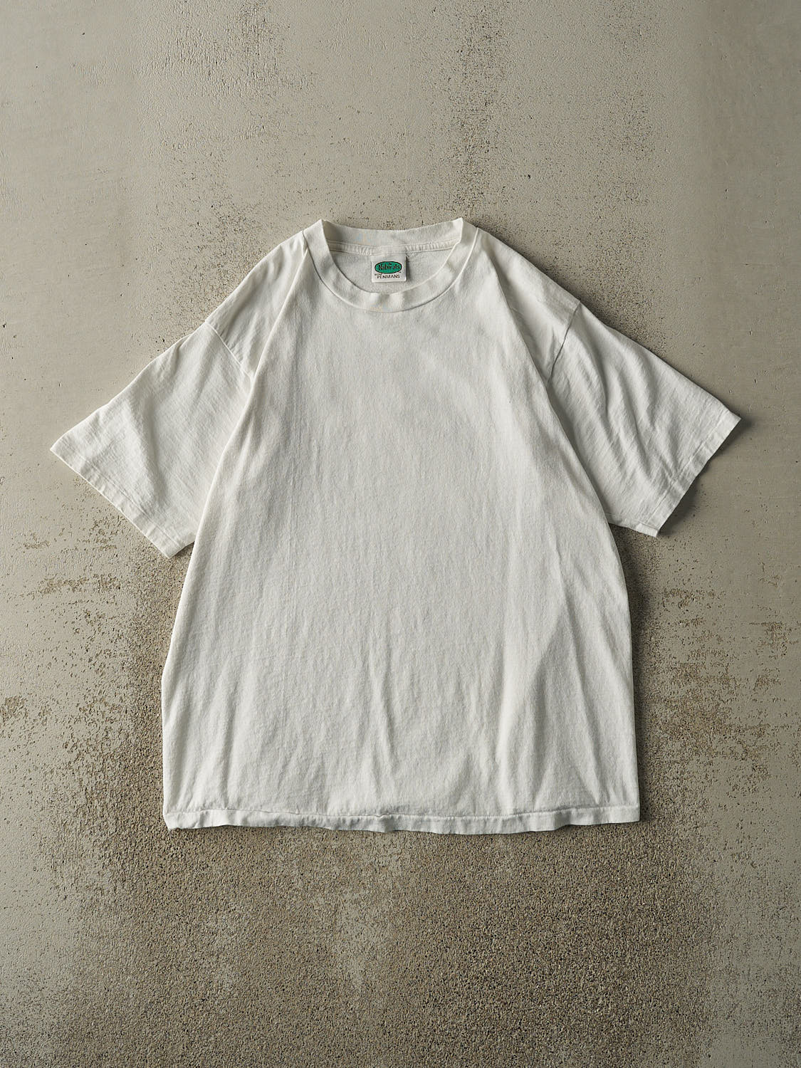 Vintage 90s White Blank Single Stitch Tee (L)