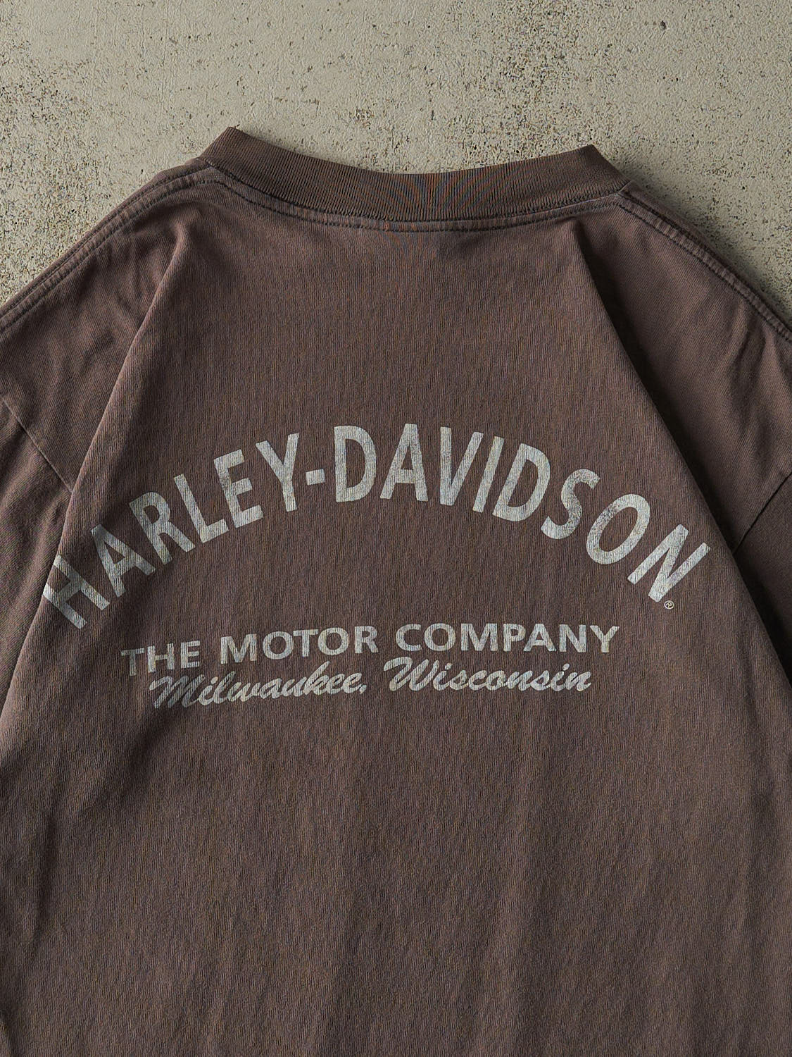 Vintage 90s Charcoal Grey Milwaukee WI Harley Davidson Tee (L/XL)