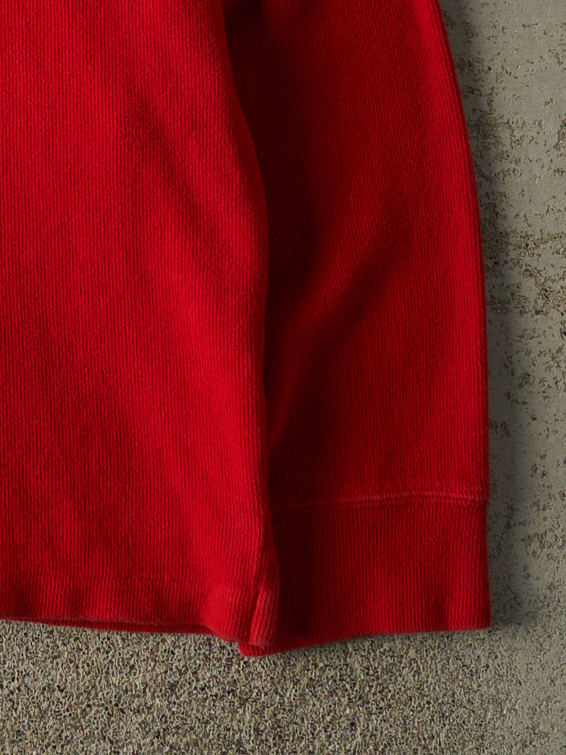 Vintage 90s Red Polo Ralph Lauren Quarter Zip Knit (XL)