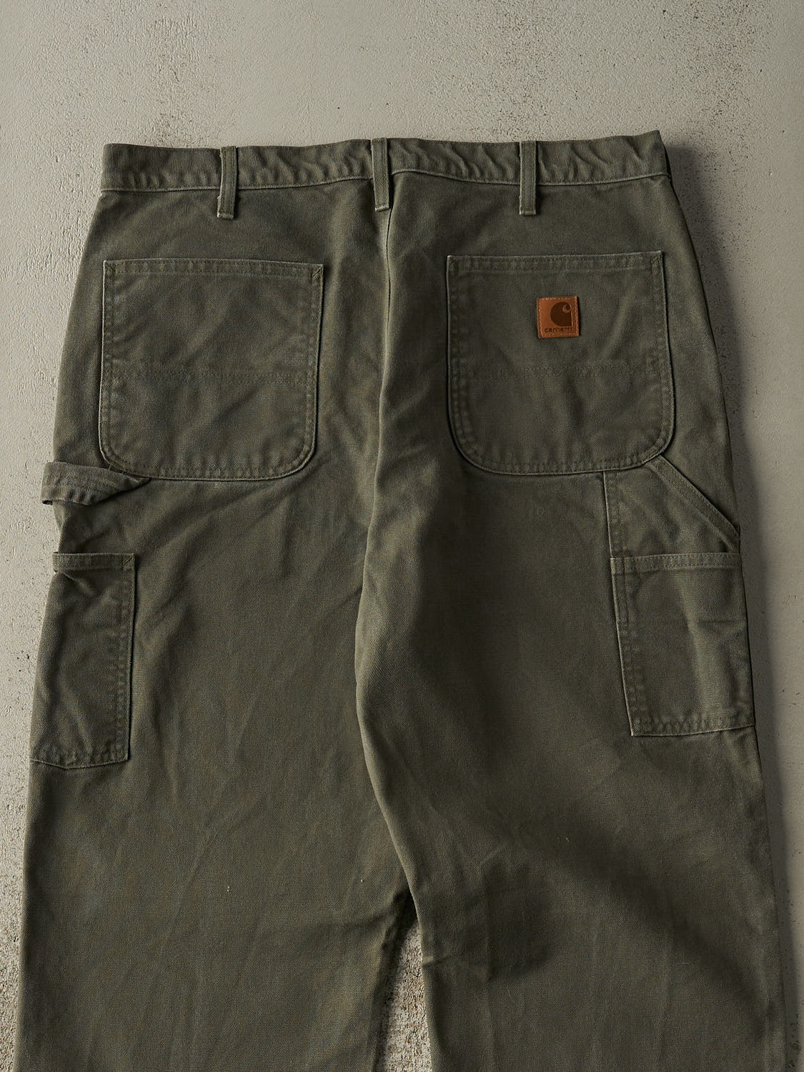Vintage Y2K Green Carhartt Carpenter Pants (35x34)