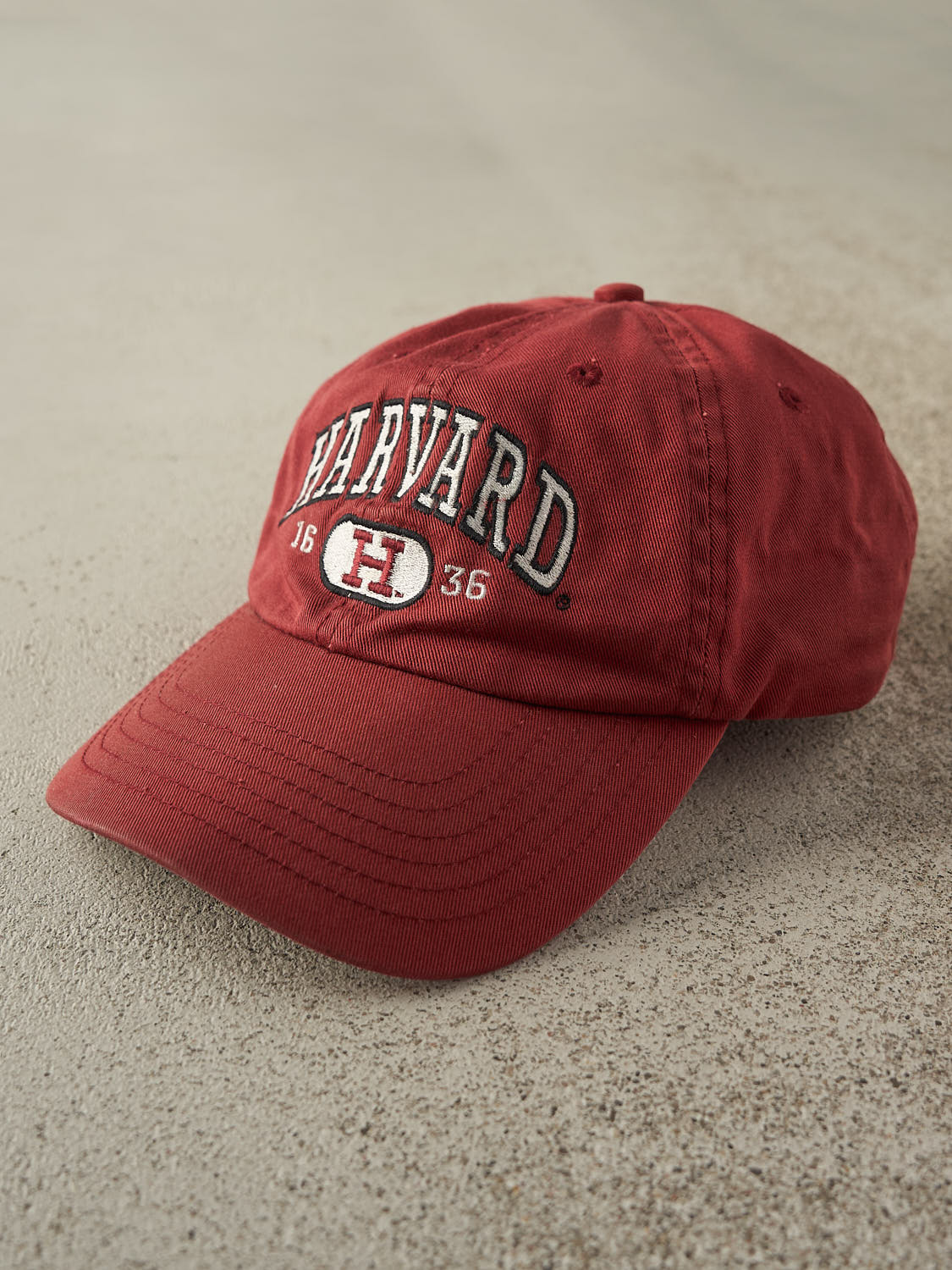 Vintage Y2K Red Harvard Embroidered Strapback