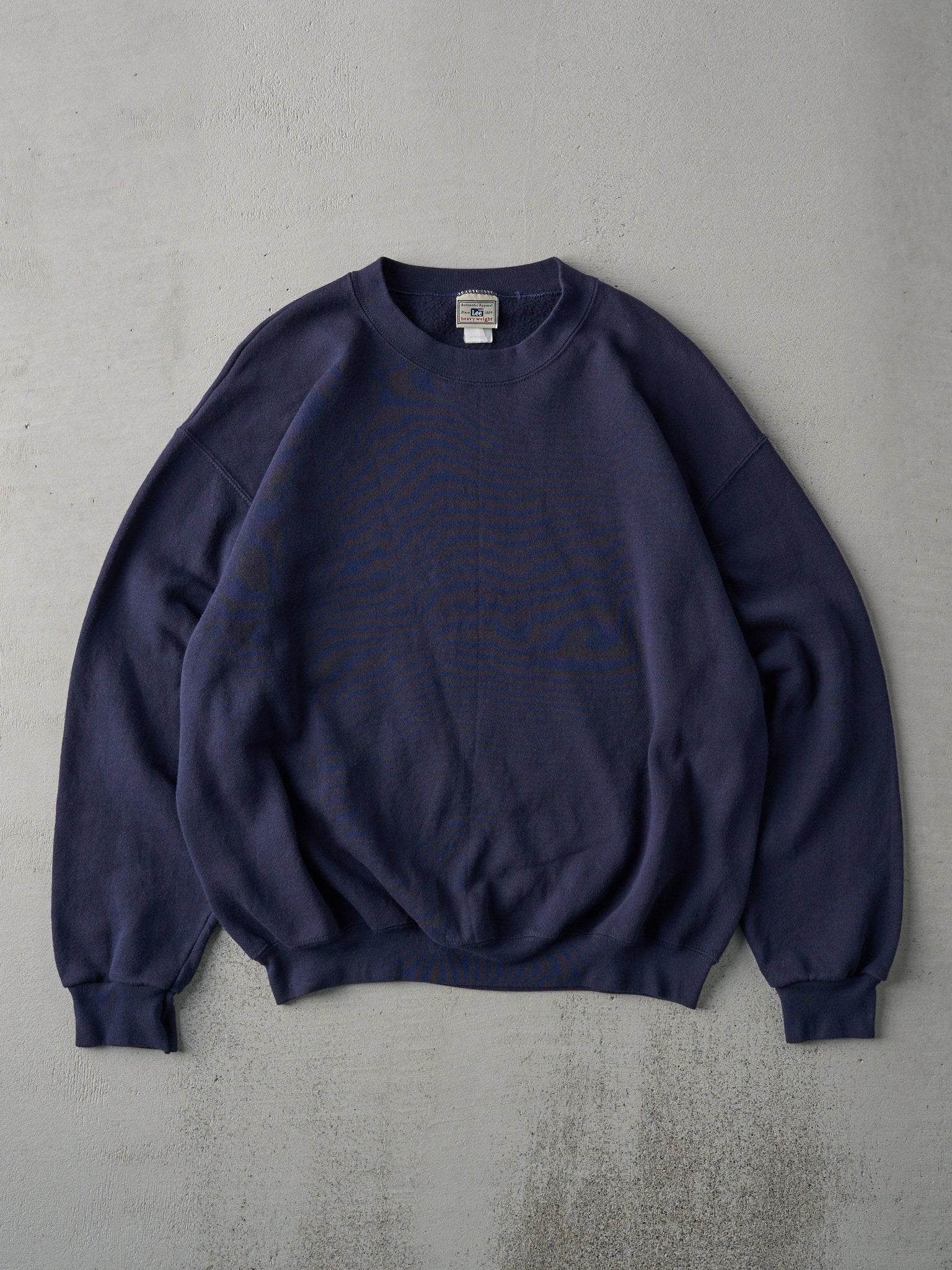 Vintage 90s Navy Blue Blank Crewneck (M/L)