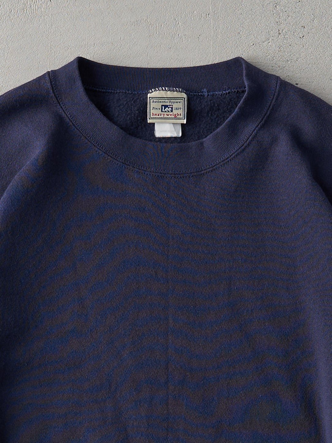 Vintage 90s Navy Blue Blank Crewneck (M/L)