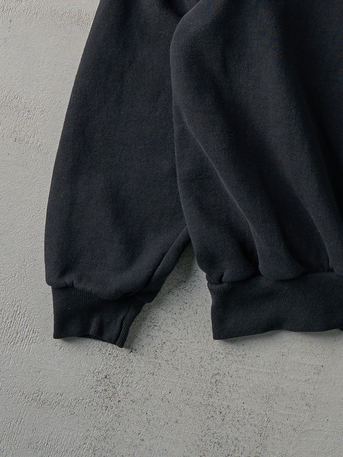 Vintage 90s Black Blank Crewneck (L)