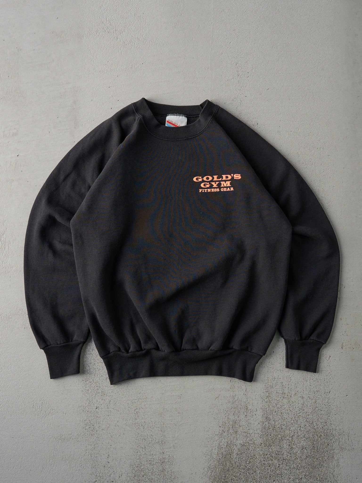 Vintage 80s Black Golds Gym Crewneck (M)