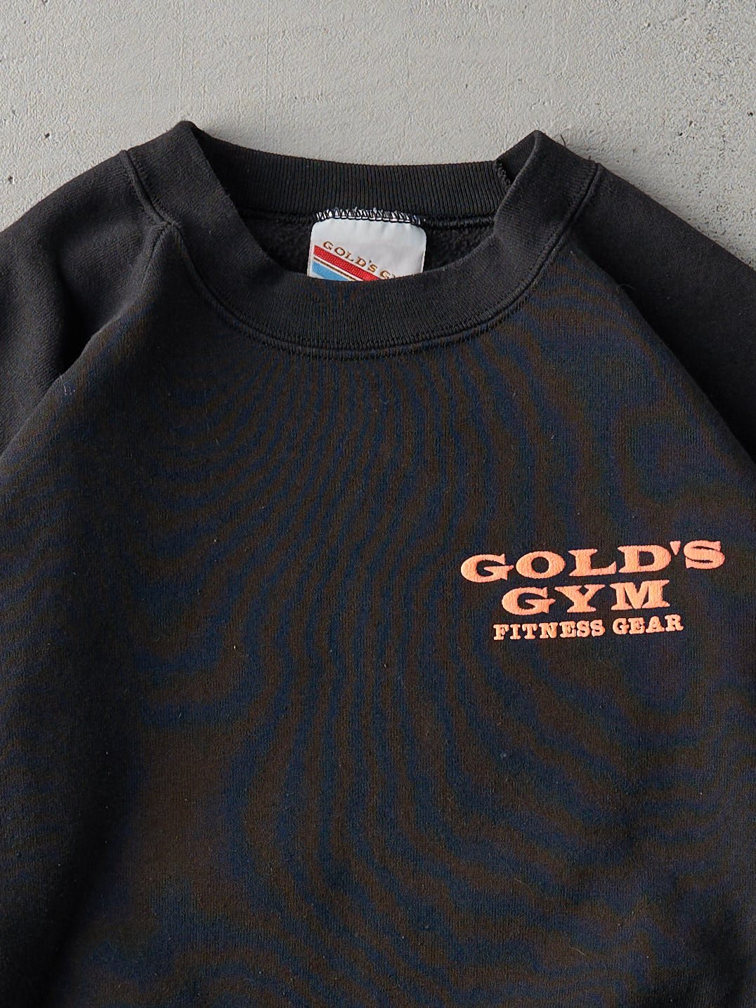 Vintage 80s Black Golds Gym Crewneck (M)