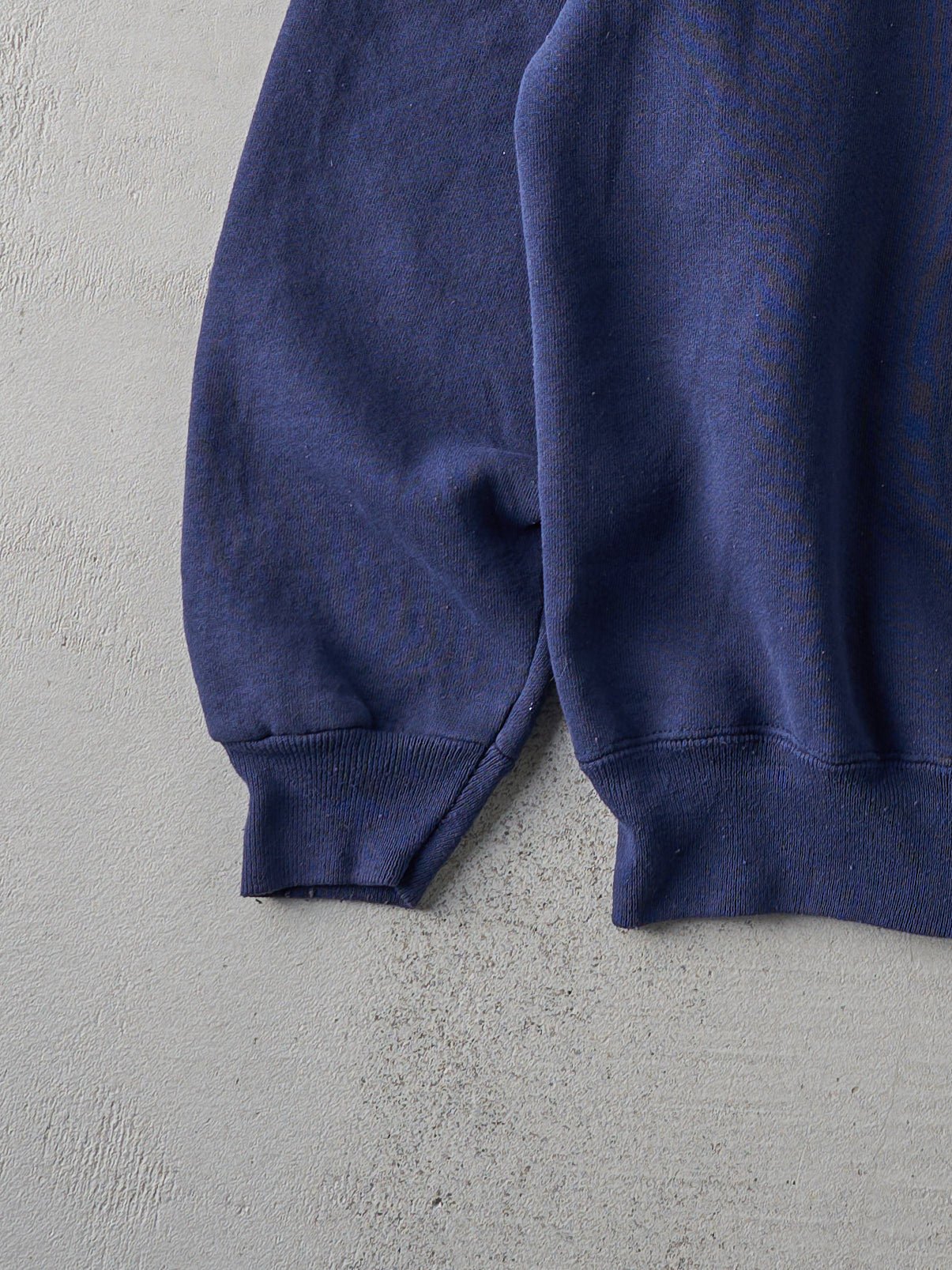 Vintage 90s Navy Blue Hanes Boxy Blank Crewneck (L)